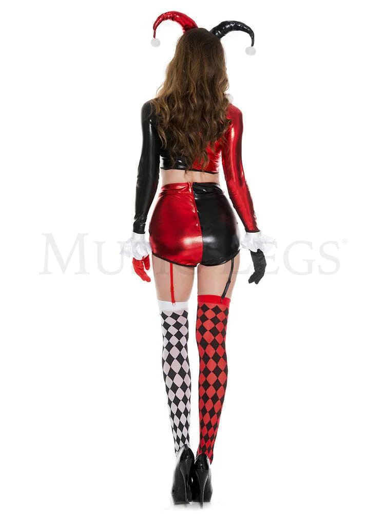 Gorgeous Harlequin Costume - 8 Piece M/L - Image 2