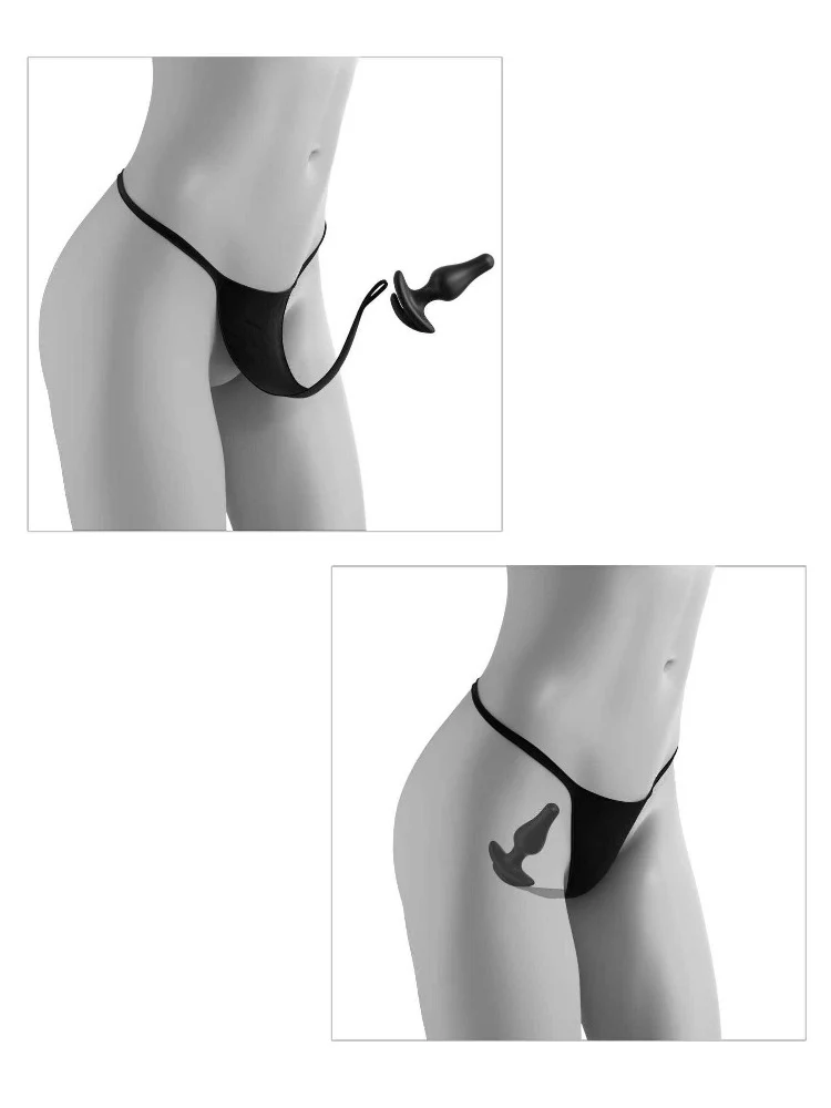 Hookup Crotchless Pleasure Pearls Panties - Image 2