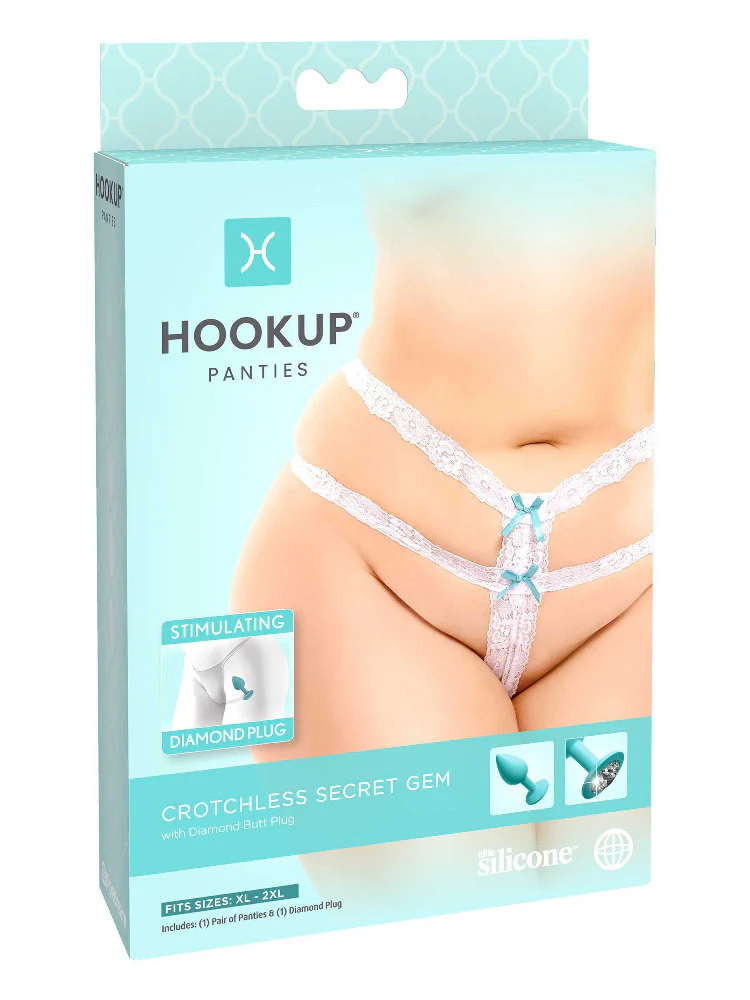 Hookup Crotchless Secret Gem Panties Set - Image 12
