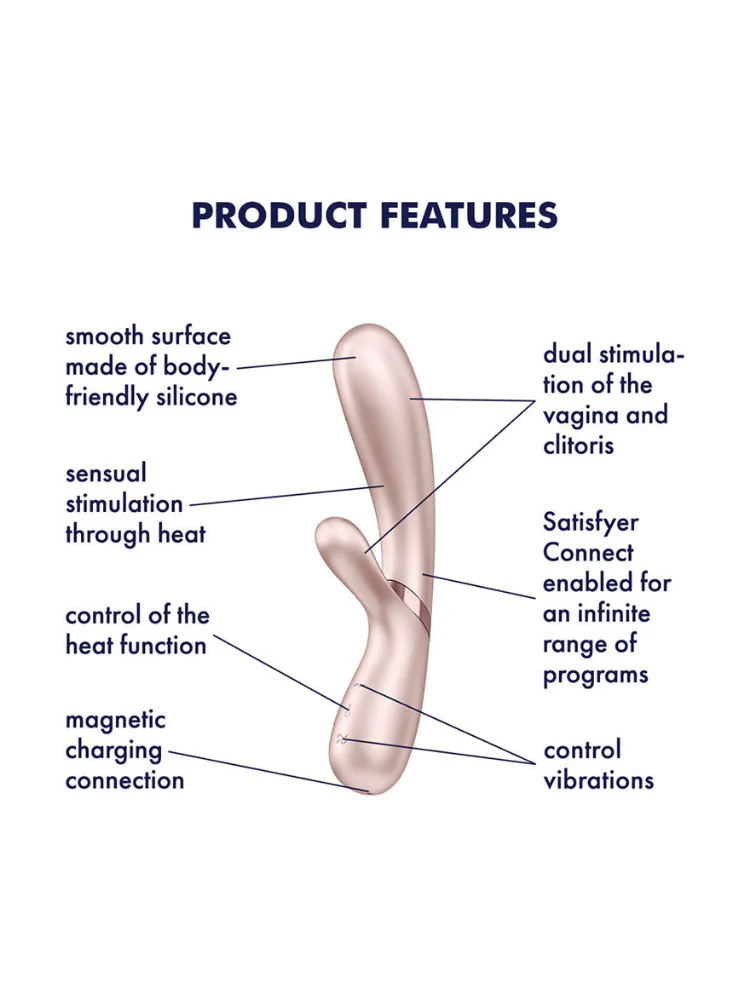Hot Lover Connect App Rabbit Vibrator - Image 3