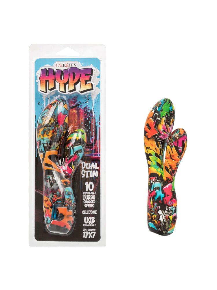 Hype Dual Stim Silicone Waterproof Rabbit Vibrator - Image 2