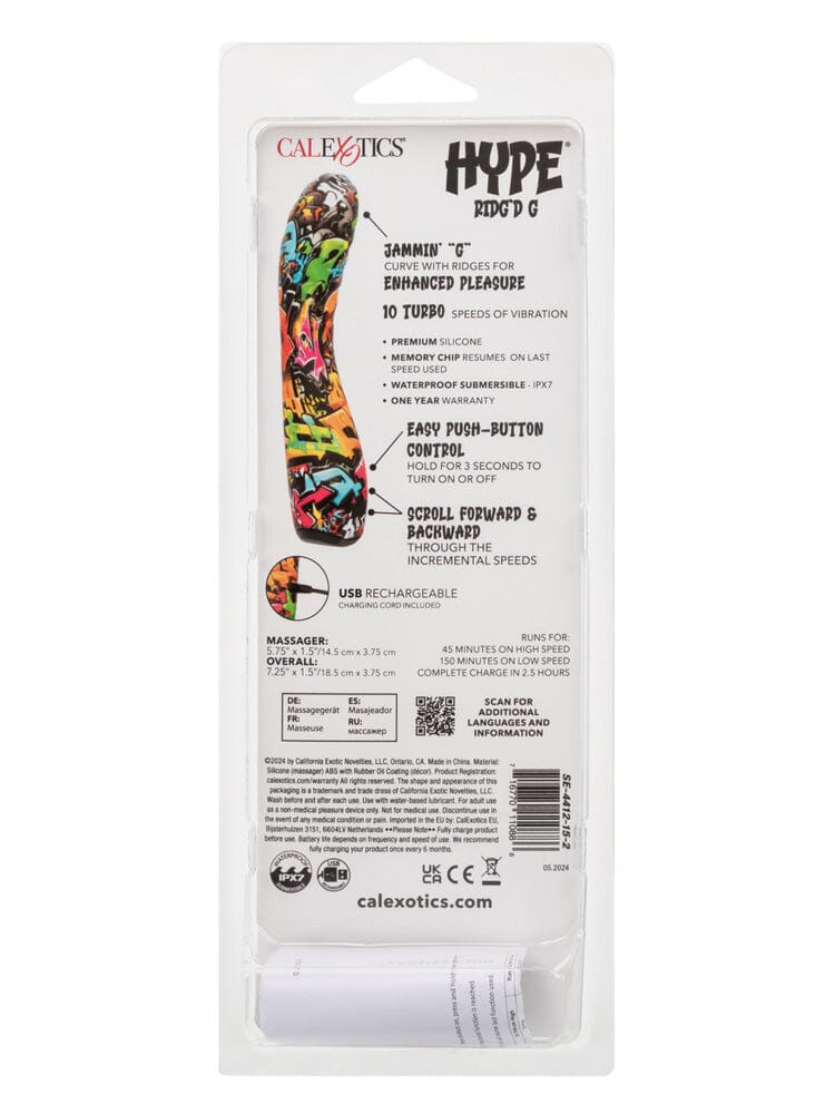 Hype Ridg’d G Silicone Waterproof G-Spot Curved Vibrator - Image 3