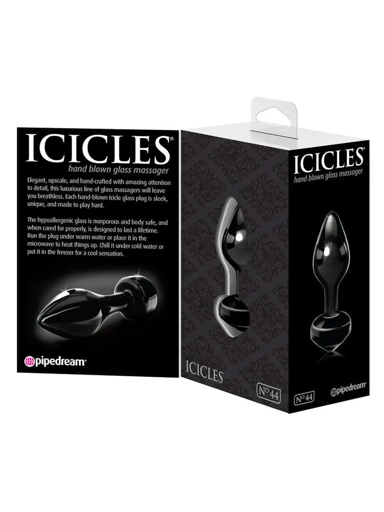 Icicles No. 44 Hand Blown Glass Butt Plug - Image 5