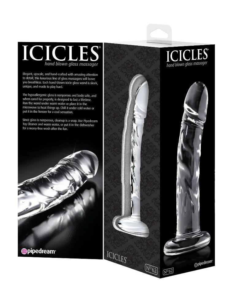 Icicles No. 62 Glass Dildo Massager - Image 3