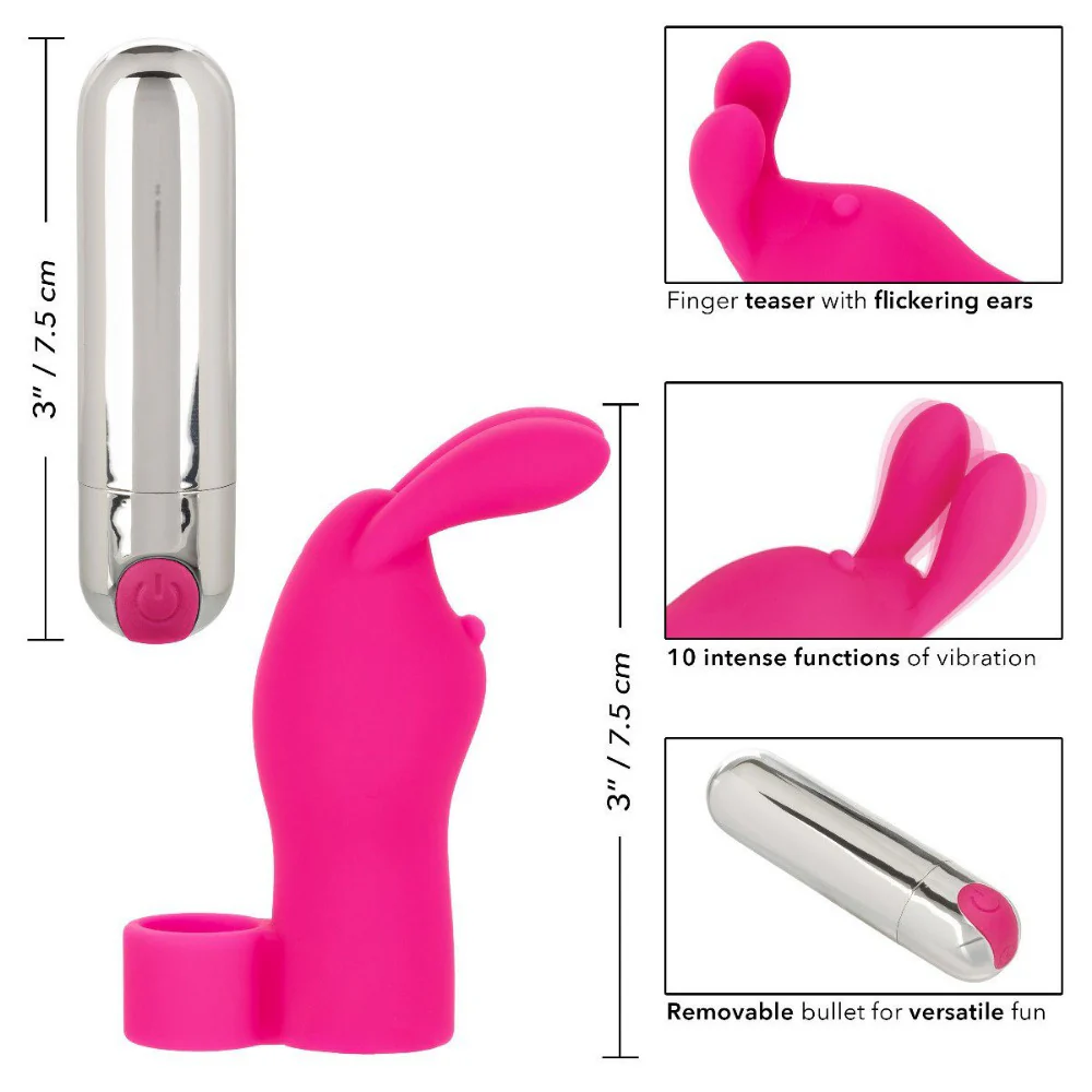 Intimate Play Vibrating Finger Bunny - Image 2