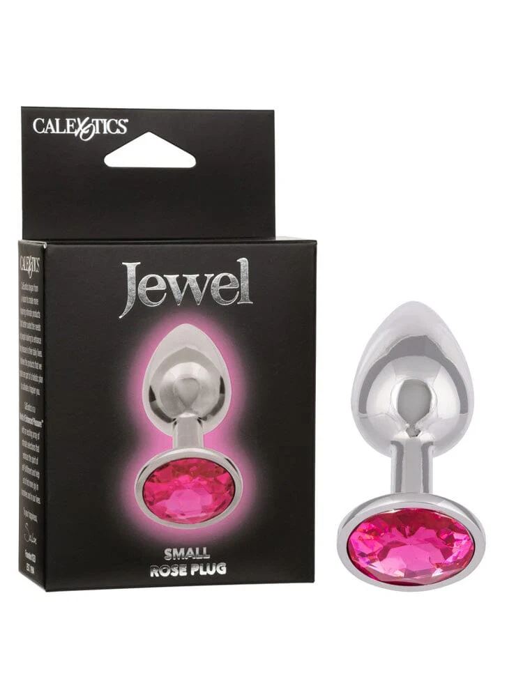 Jewel Rose Gem Metallic Butt Plug - Image 3