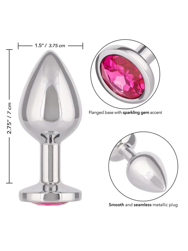 Jewel Rose Gem Metallic Butt Plug - Image 5