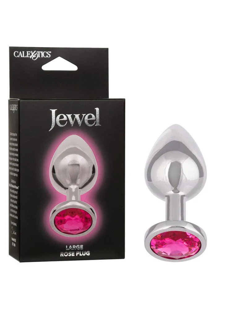 Jewel Rose Gem Metallic Butt Plug - Image 6