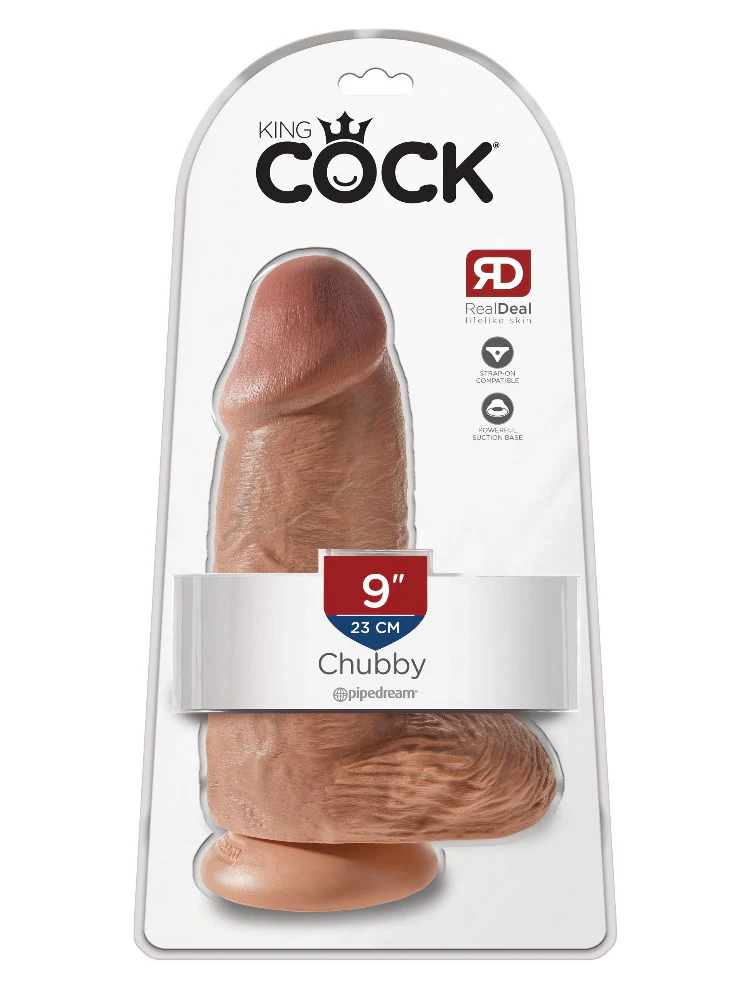 King Cock Chubby with Balls Realistic Dildo - Image 4