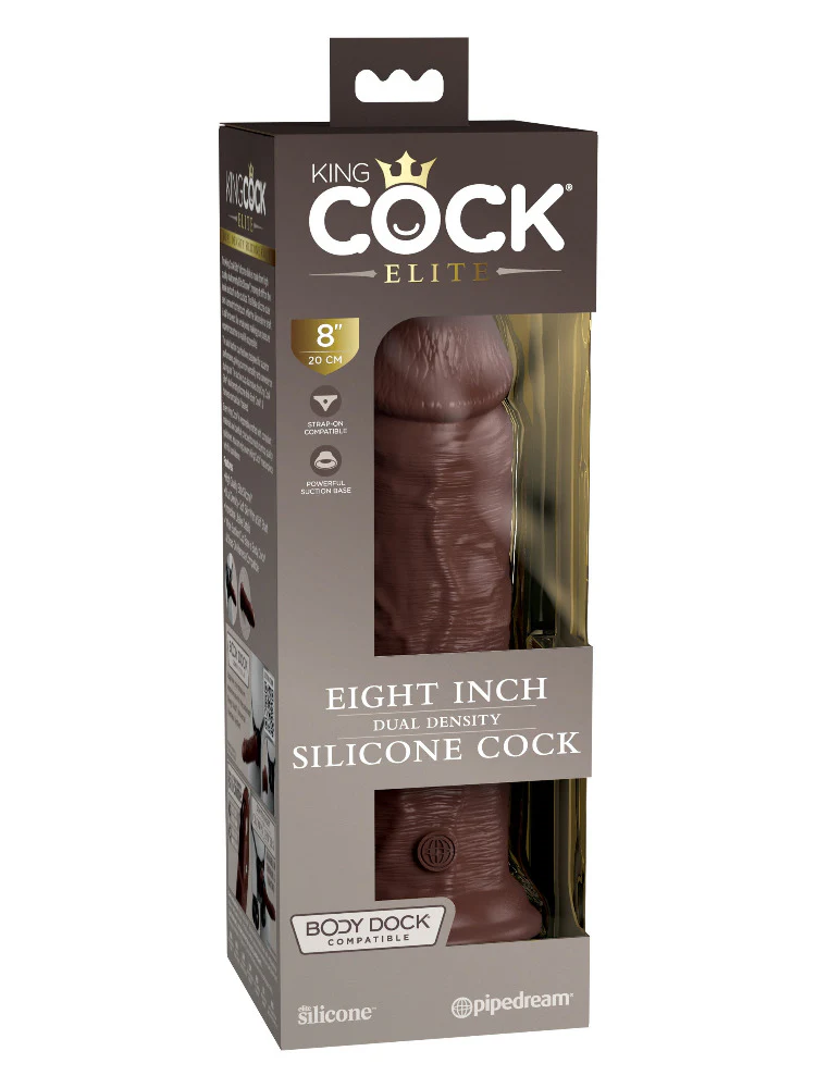 King Cock Elite Silicone Dual Density Dildo - Image 16
