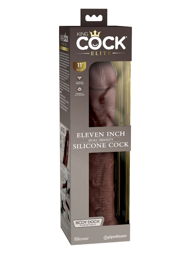 King Cock Elite Silicone Dual Density Dildo - Image 24