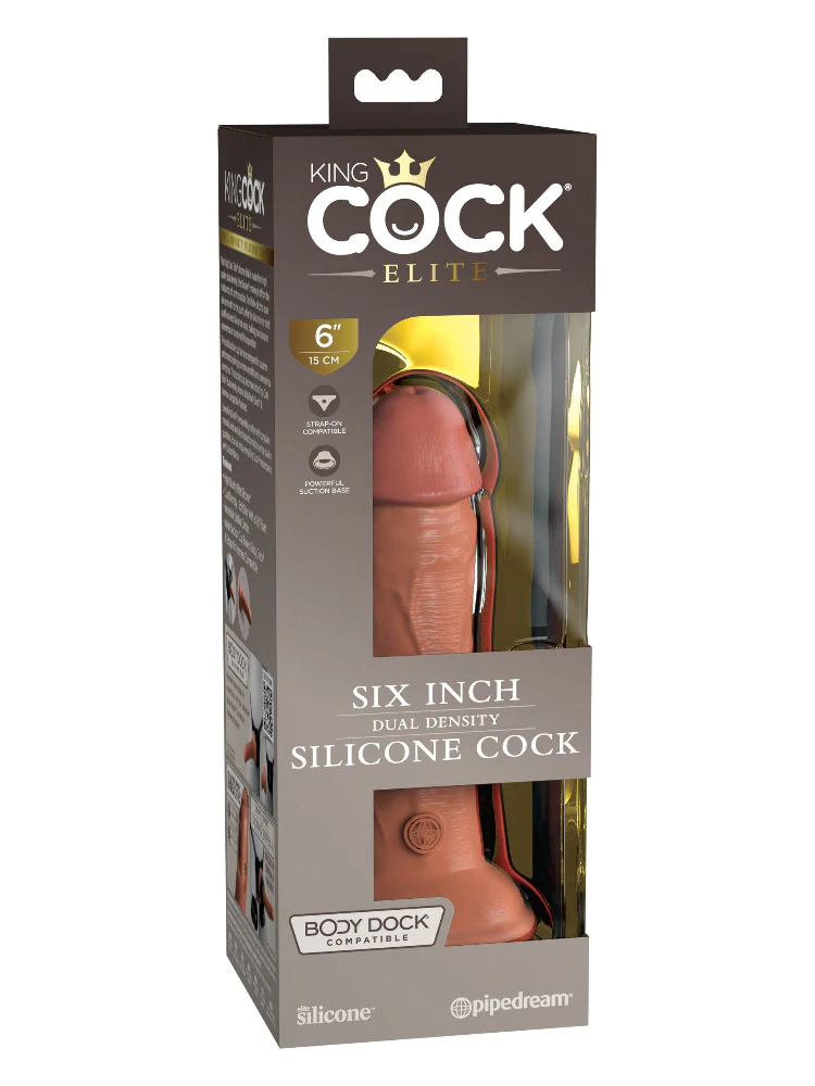King Cock Elite Silicone Dual Density Dildo - Image 4