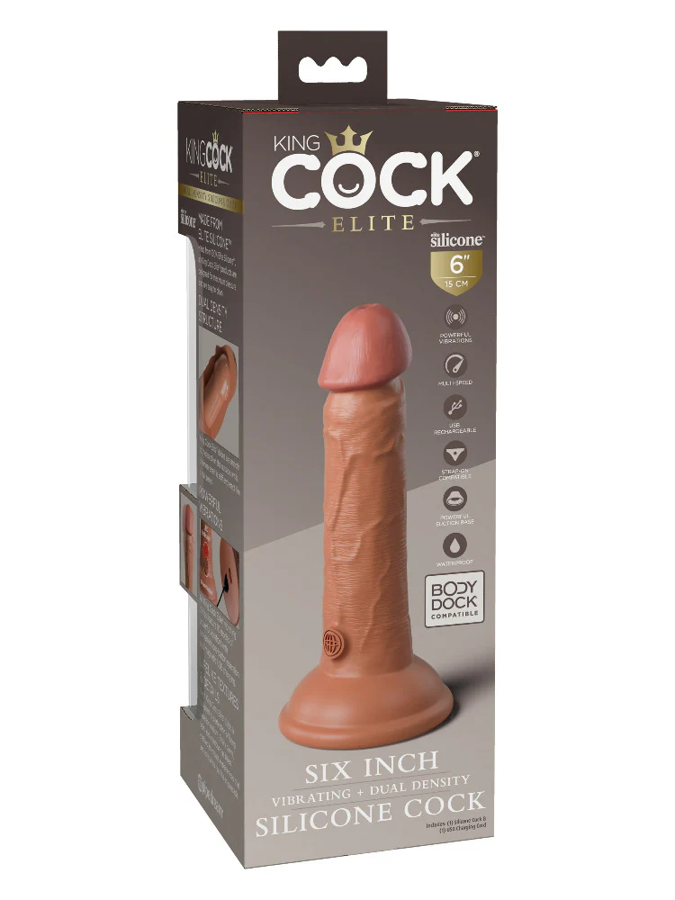 King Cock Elite Dual Density Silicone Cock - Image 8