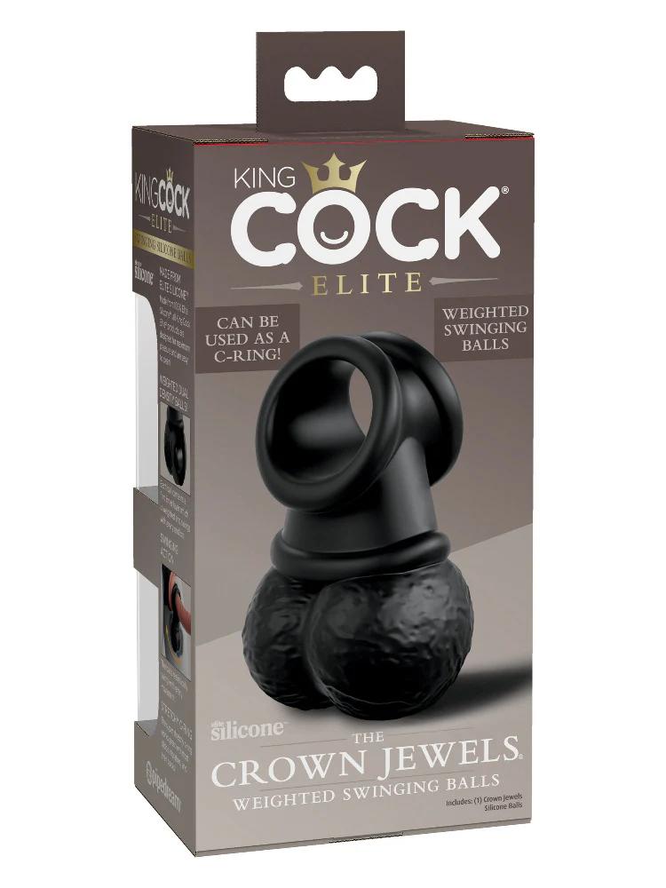 King Cock Elite Swinging Crown Jewel C-Ring - Image 3