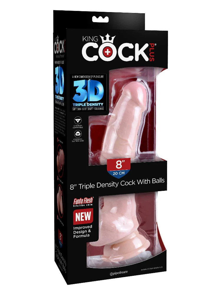 King Cock Plus Triple Density Cock Dildo - Image 6
