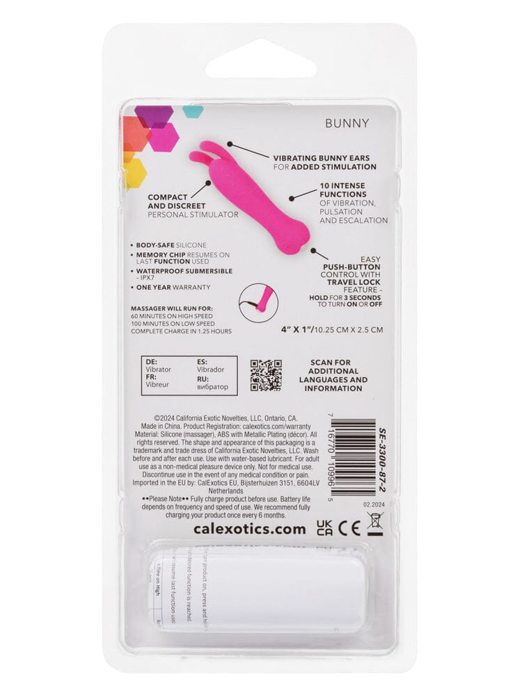 Kyst Bunny Rechargeable Pink Clitoral Massager - Image 3
