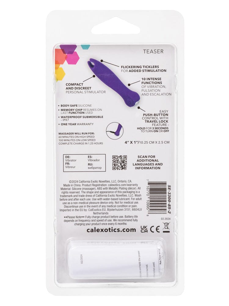 Kyst Teaser Rechargeable Purple Bullet Massager - Image 3