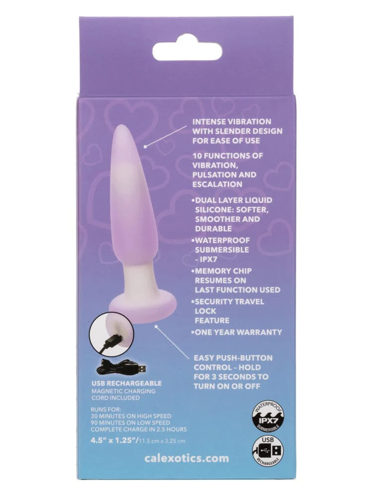 Lavender Haze Slender Silicone Rechargeable Anal Probe - Image 3
