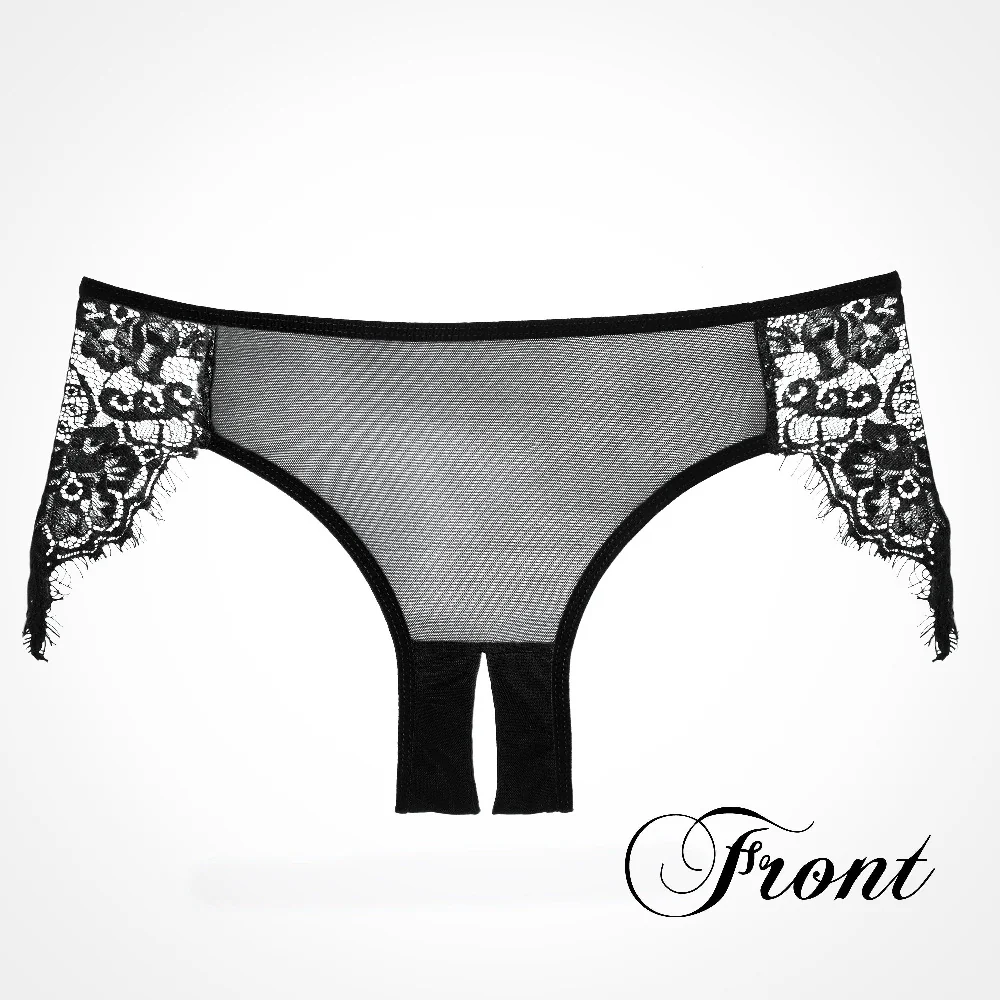 Adore Lavish & Lace Crotchless Mesh Panty