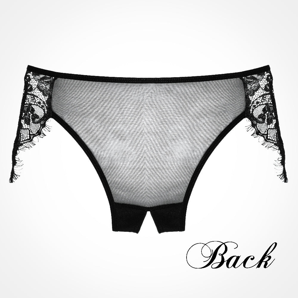 Adore Lavish & Lace Crotchless Mesh Panty - Image 2
