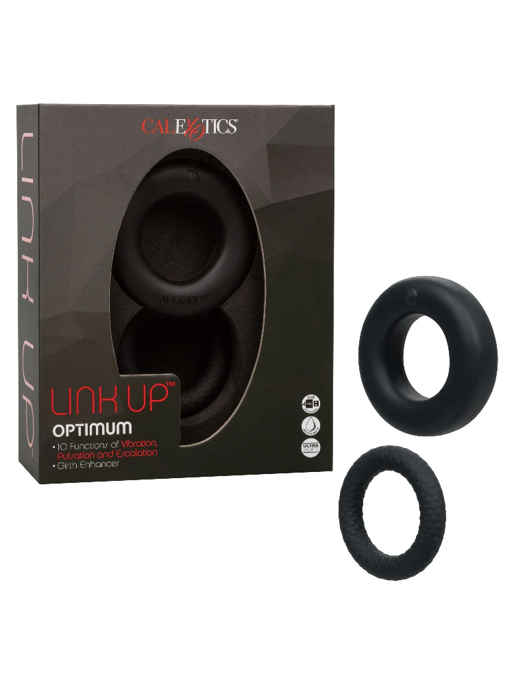 Link Up Optimum Vibrating Cock Ring Set - Image 6