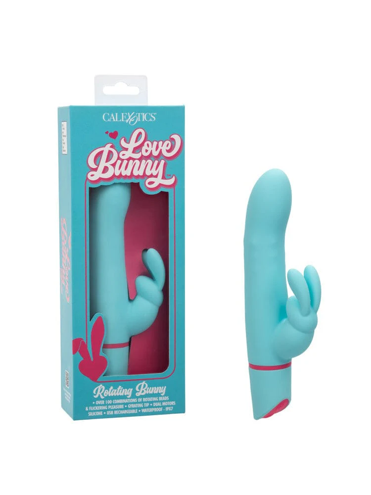 Love Bunny Waterproof Silicone Rotating Rabbit Vibrator - Image 2