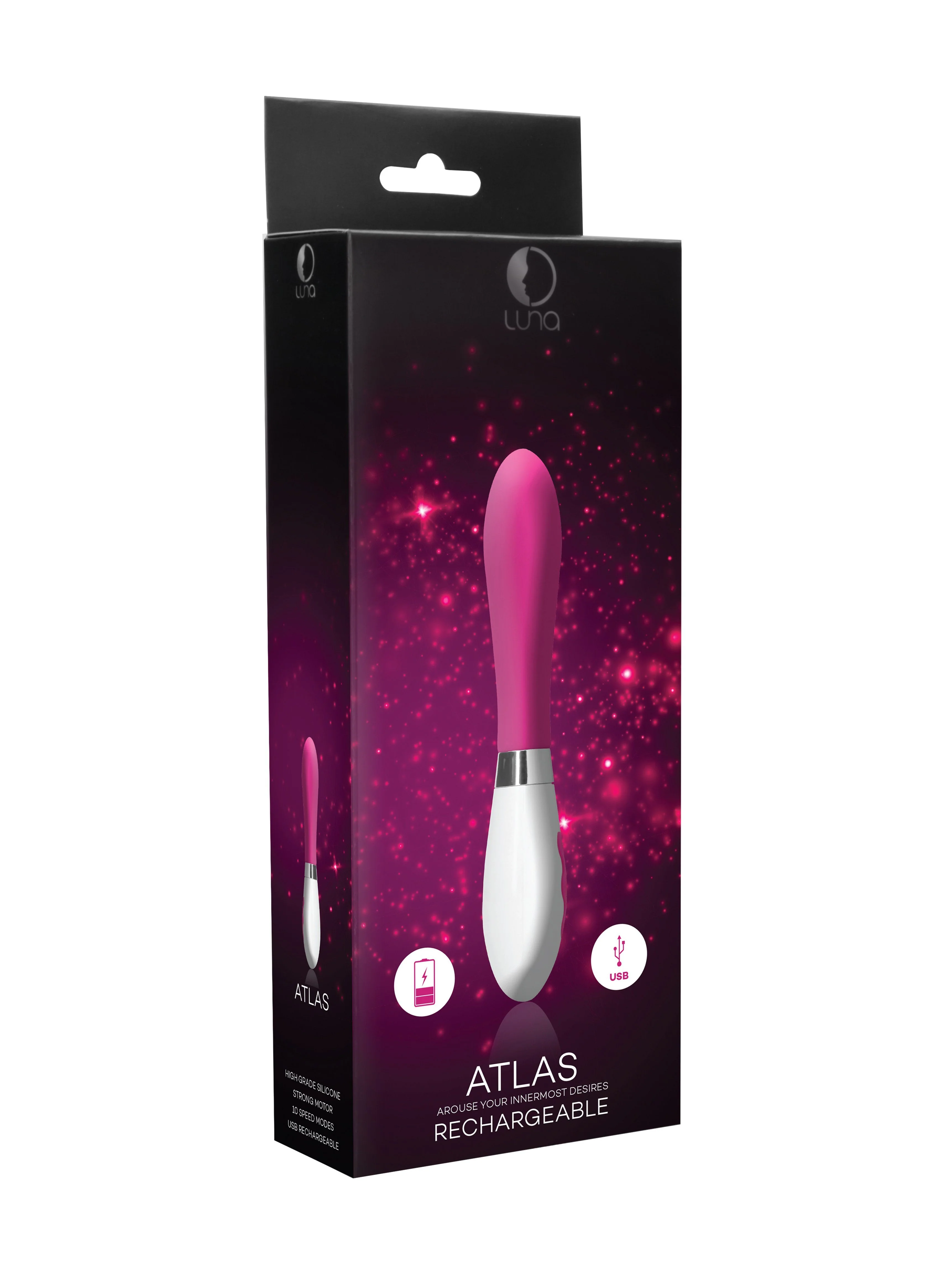 Luna: Atlas Silicone Rechargeable Vibrator - Image 2