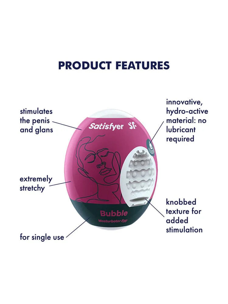 Satisfyer Bubble Masturbator Egg - Image 3