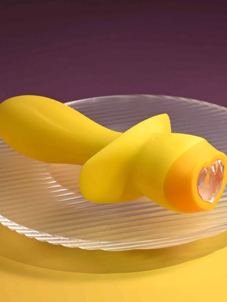Mellow Yellow Rechargeable Silicone Waterproof Anal Probe - Image 2