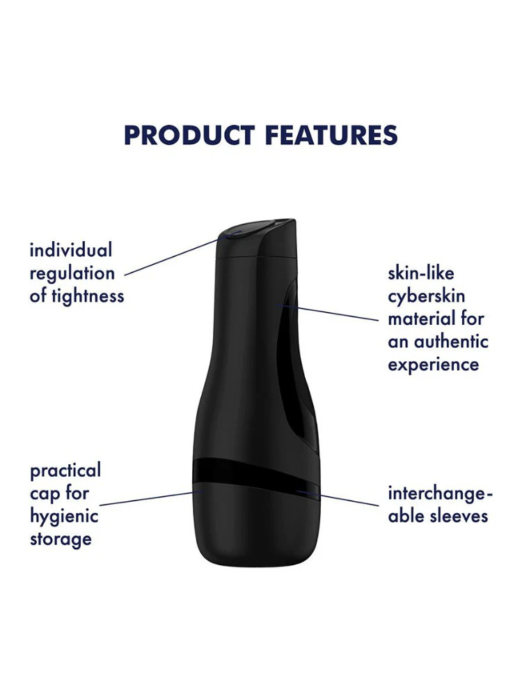 Men Classic Interchangeable Masturbator - Image 3