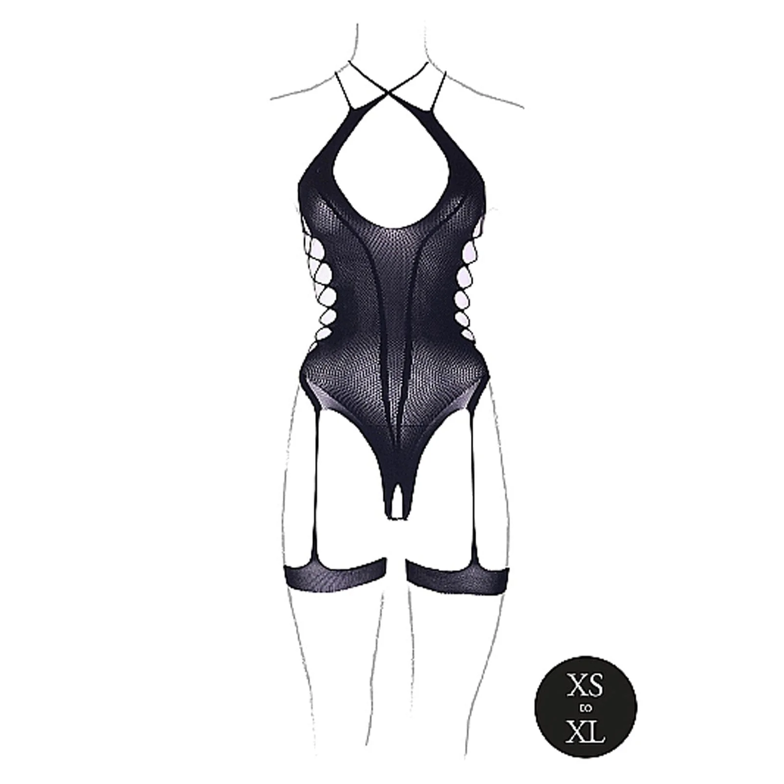 Metis XVI Body Suit & Attached Garters - Image 6