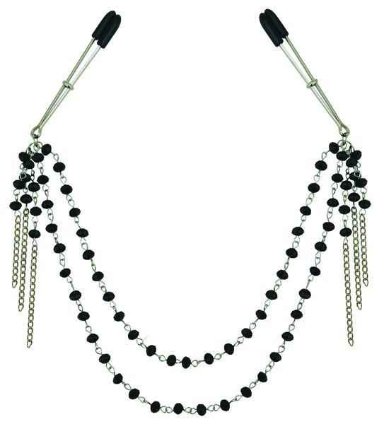 Midnight Jeweled Nipple Clamps