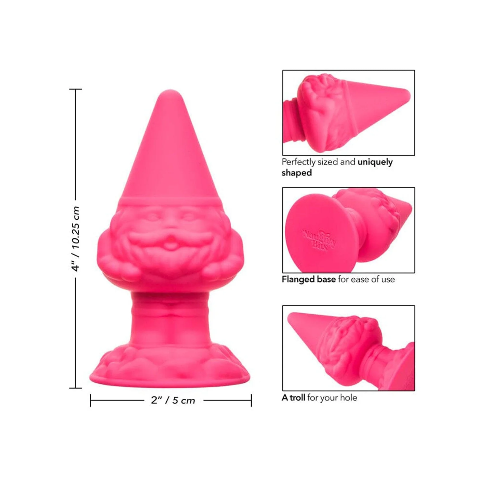 Naughty Bits Silicone Anal Gnome Butt Plug - Image 2