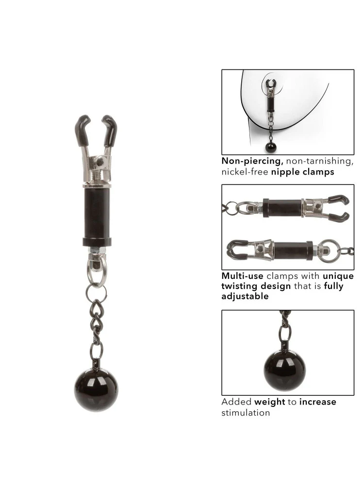 Nipple Grips Weighted Twist Nipple Clamps - Image 2