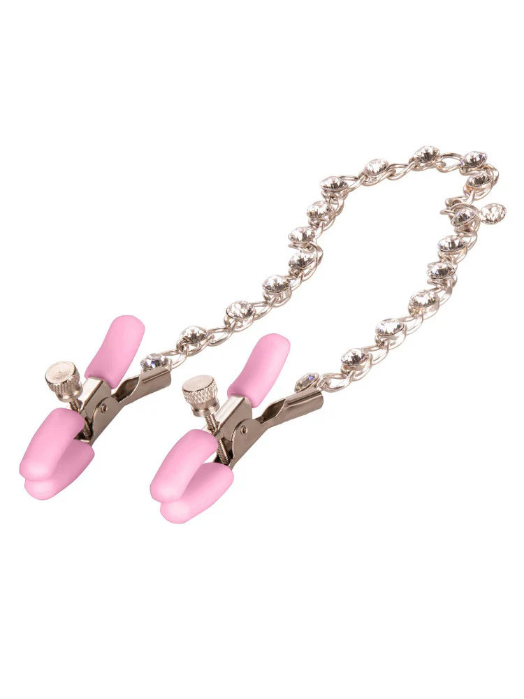 Nipple Play Crystal Chain Nipple Clamps