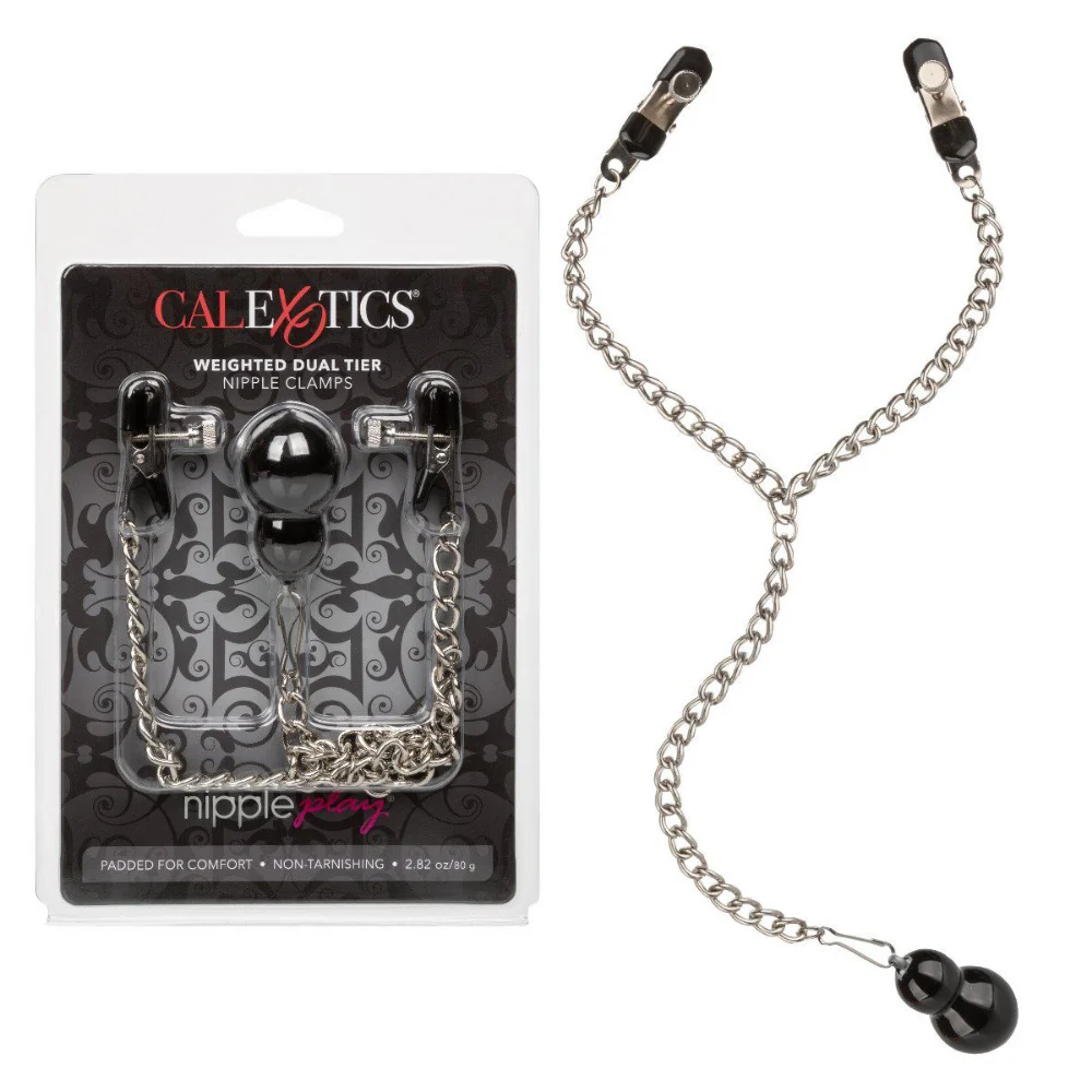 Nipple Play Weighted Dual Tier Clamps - Image 2