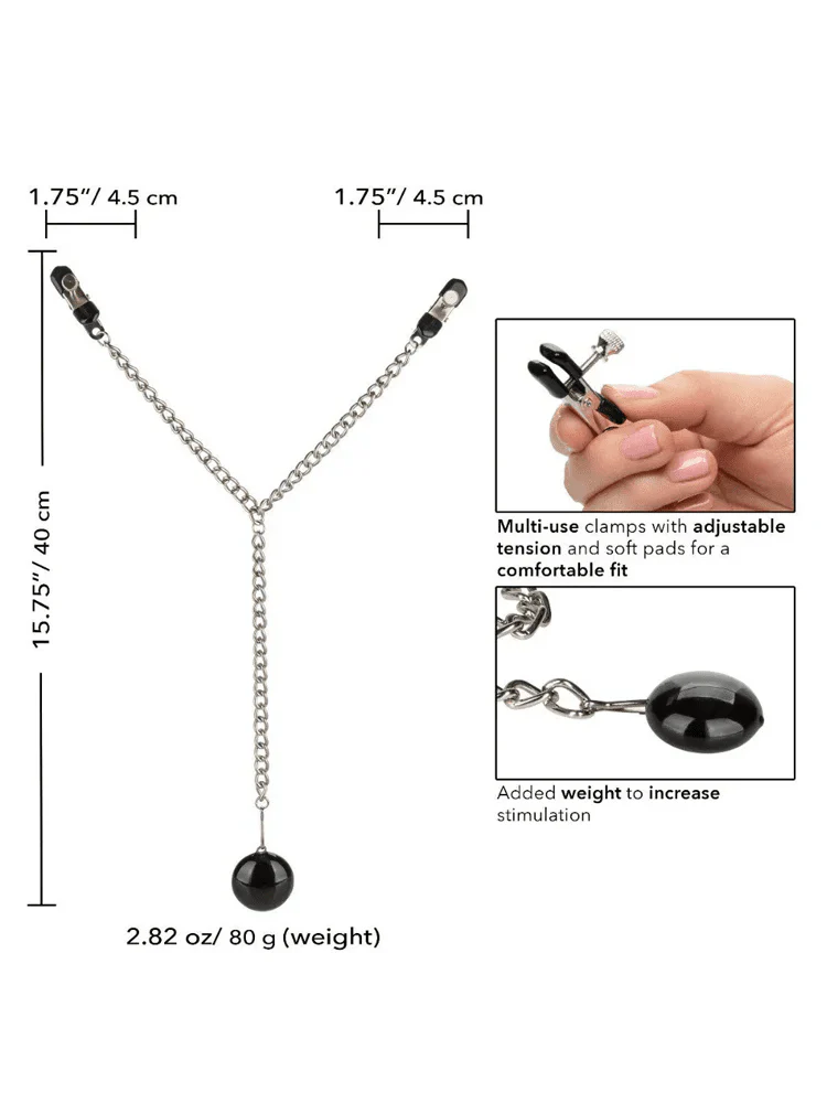 Nipple Play Weighted Disc Nipple Clamps - Image 4