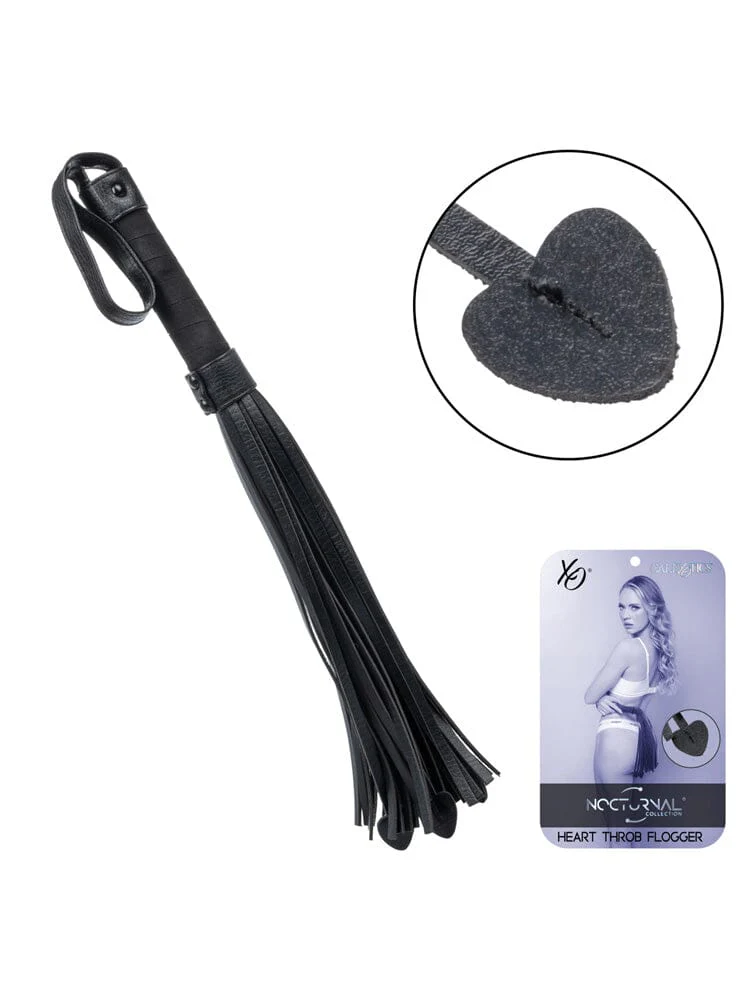 Nocturnal Collection Heart Throb Flogger