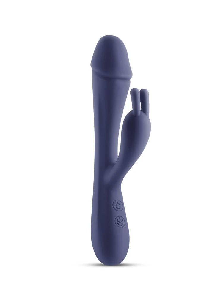 Obsessions Scarlett Blue Silicone Warming Rabbit Vibrator