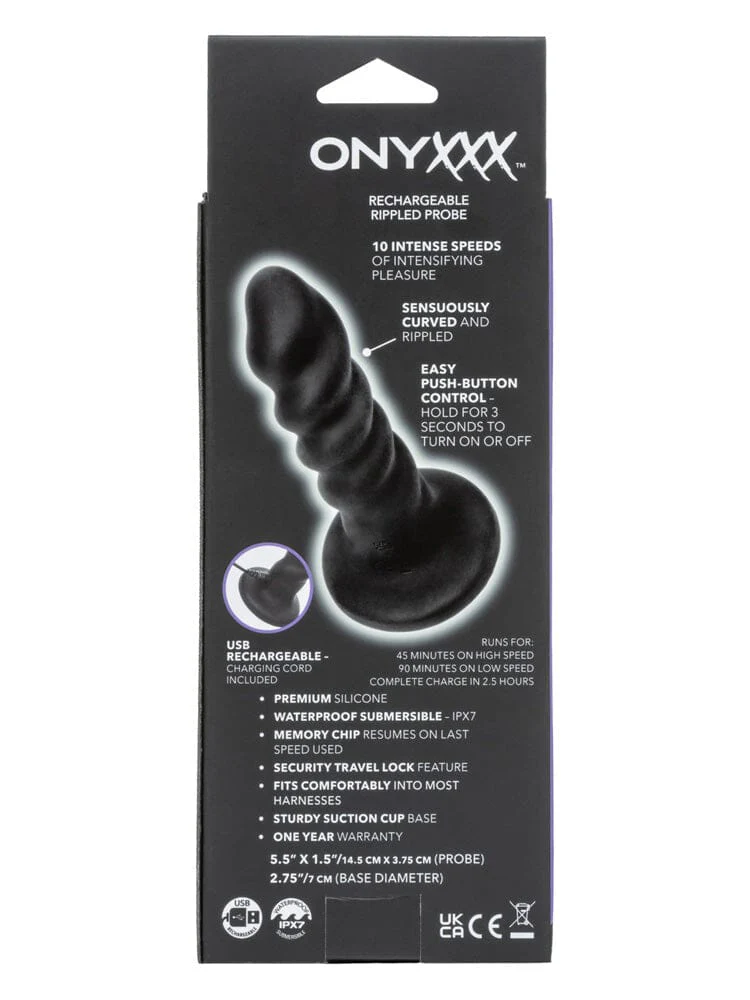 Onyxxx Rechargeable Rippled Probe - Image 4