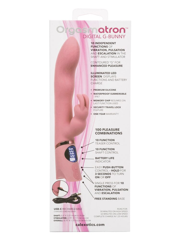 Orgasmatron Silicone Digital G-Bunny G-Spot Rabbit Vibrator - Image 3