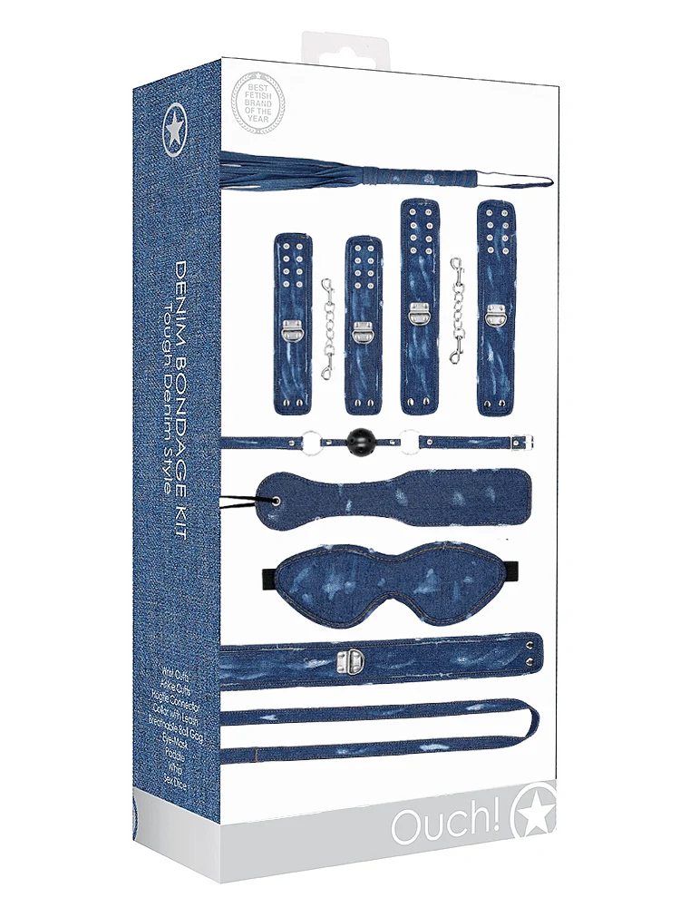 OUCH! Denim Lover’s Restraint Bondage Kit - Image 4