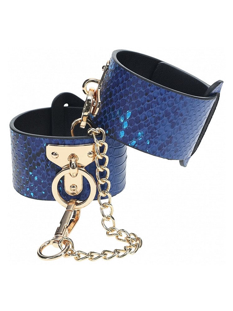 Ouch! International Florence Collection Blue Handcuffs