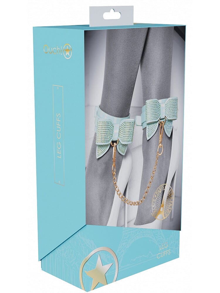 Ouch! International Paris Collection Blue Bow Leg Cuffs - Image 2