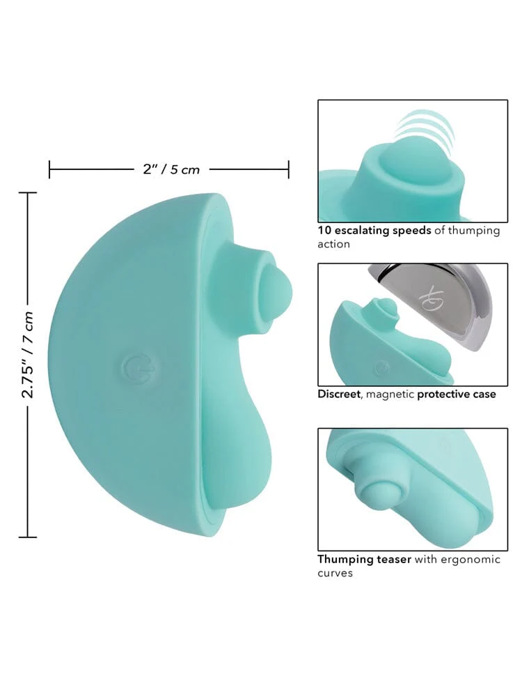 Ovation Acclaim Silicone Handheld Thumping Clitoral Massager - Image 3