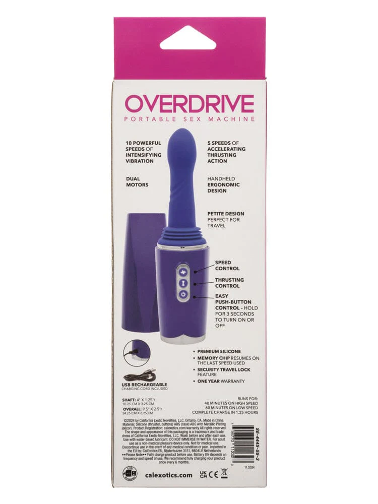 Overdrive Portable Sex Machine Travel Thruster - Image 5