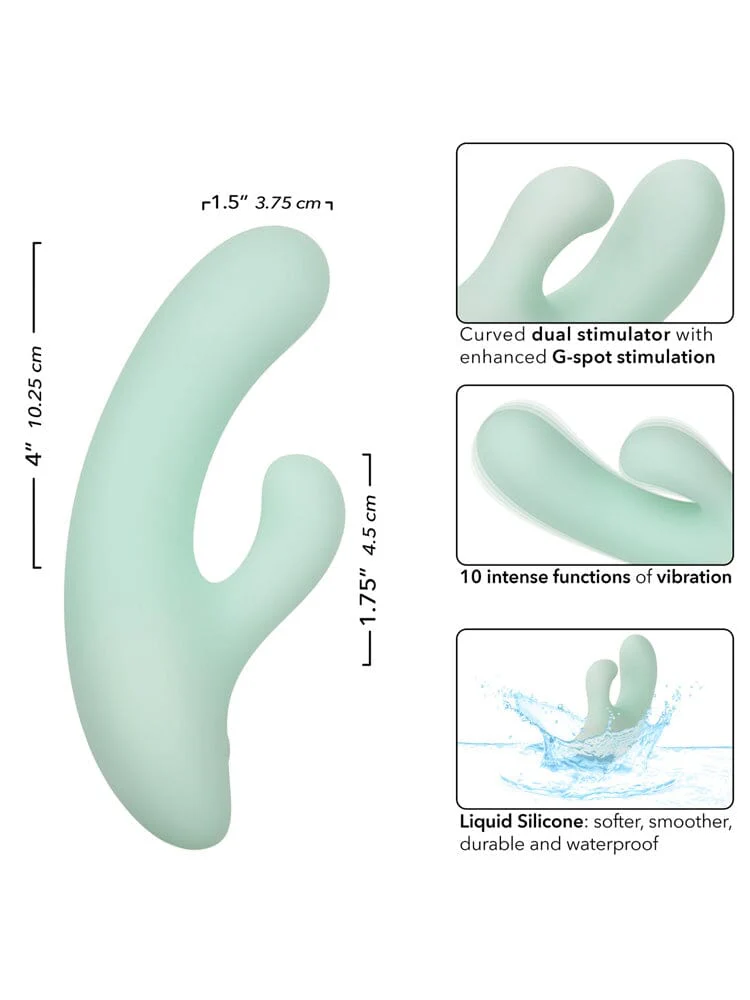 Pacifica Fiji Silicone Dual Stimulation Rabbit Vibrator - Image 2