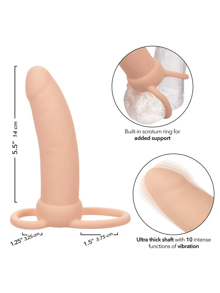 Performance Maxx Rechargeable Thick Dual Penetrator - Ivory - Image 3