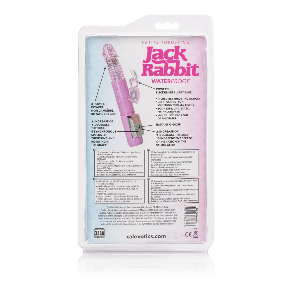Petite Thrusting Jack Rabbit Vibrator - Image 5