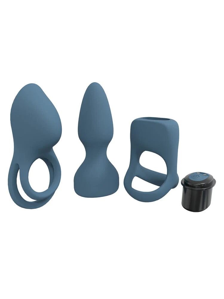 Loveline Pleasure Interchangeable Bullet Vibrator Kit - Image 4